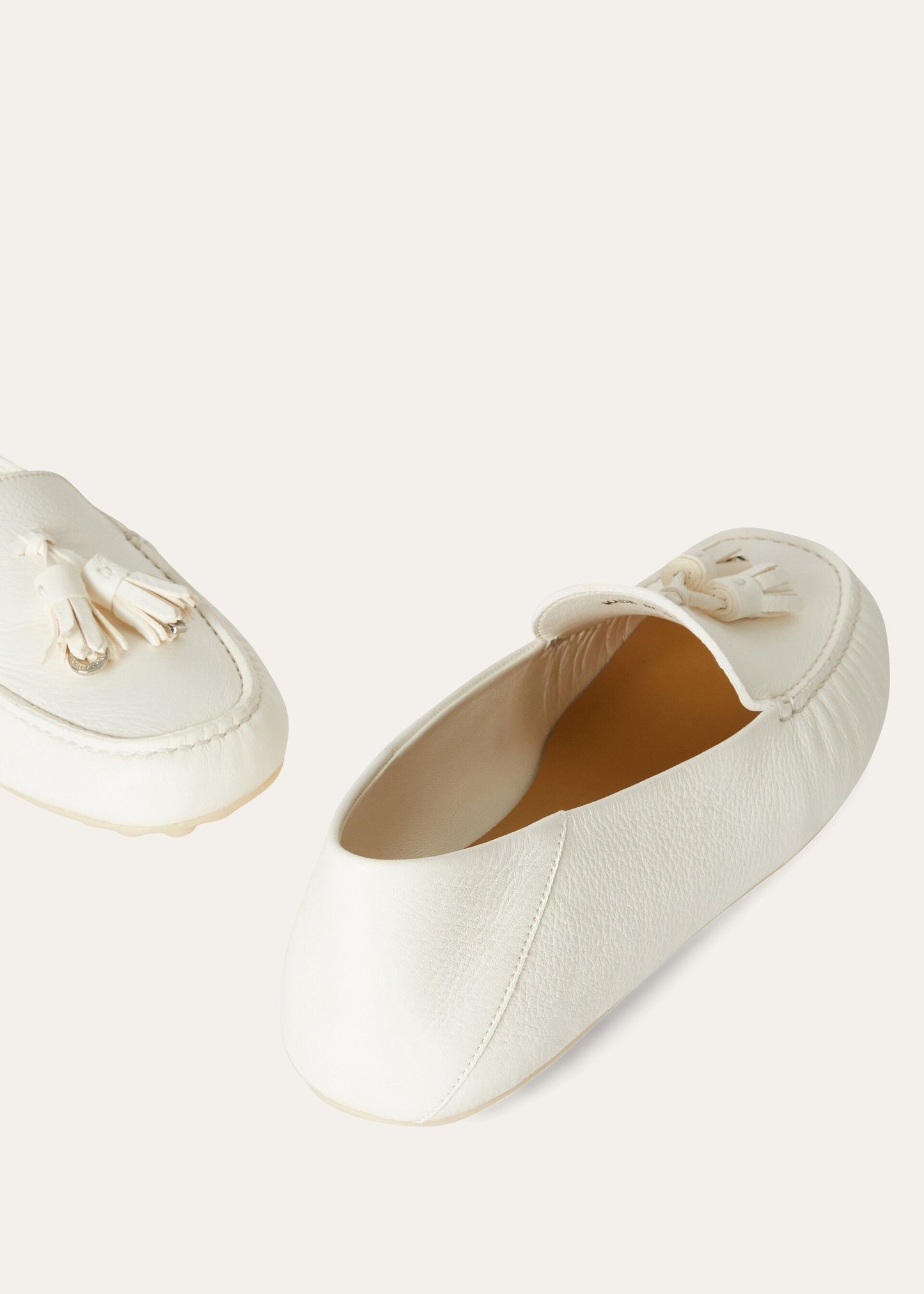 Mocassini Dot Sole Walk Bianco in Pelle Donna