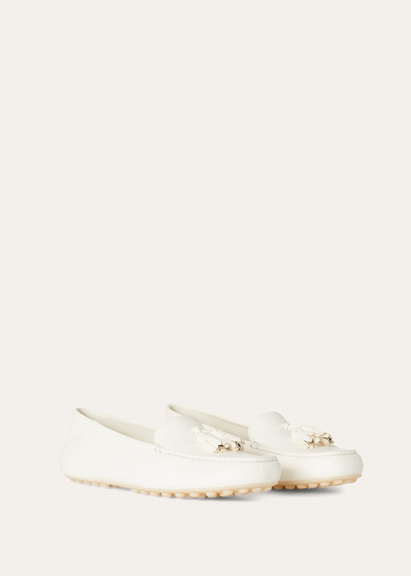 Mocassini Dot Sole Walk Bianco in Pelle Donna