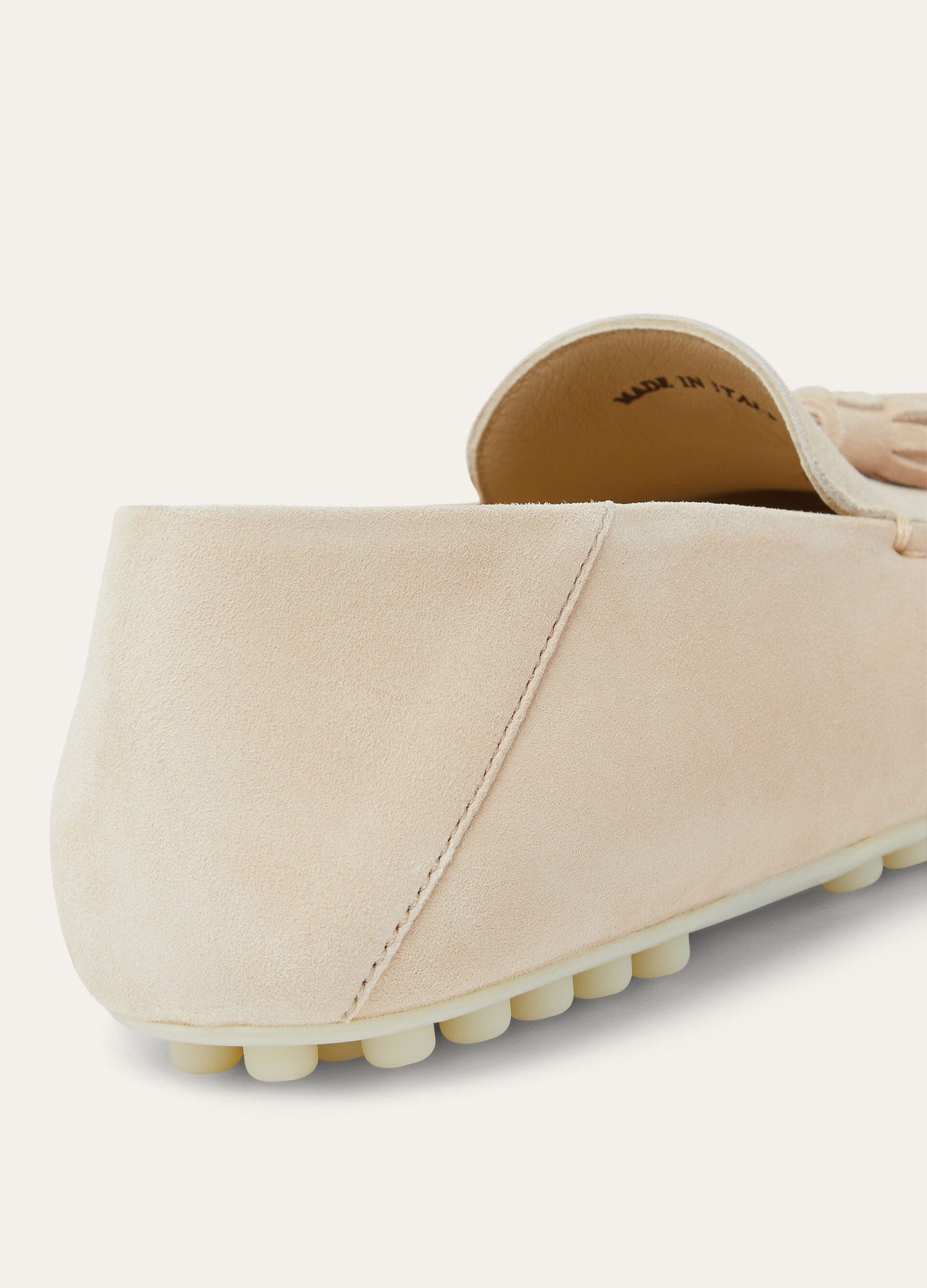 Mocassini Dot Sole Walk in Suède Cammello Chiaro Donna
