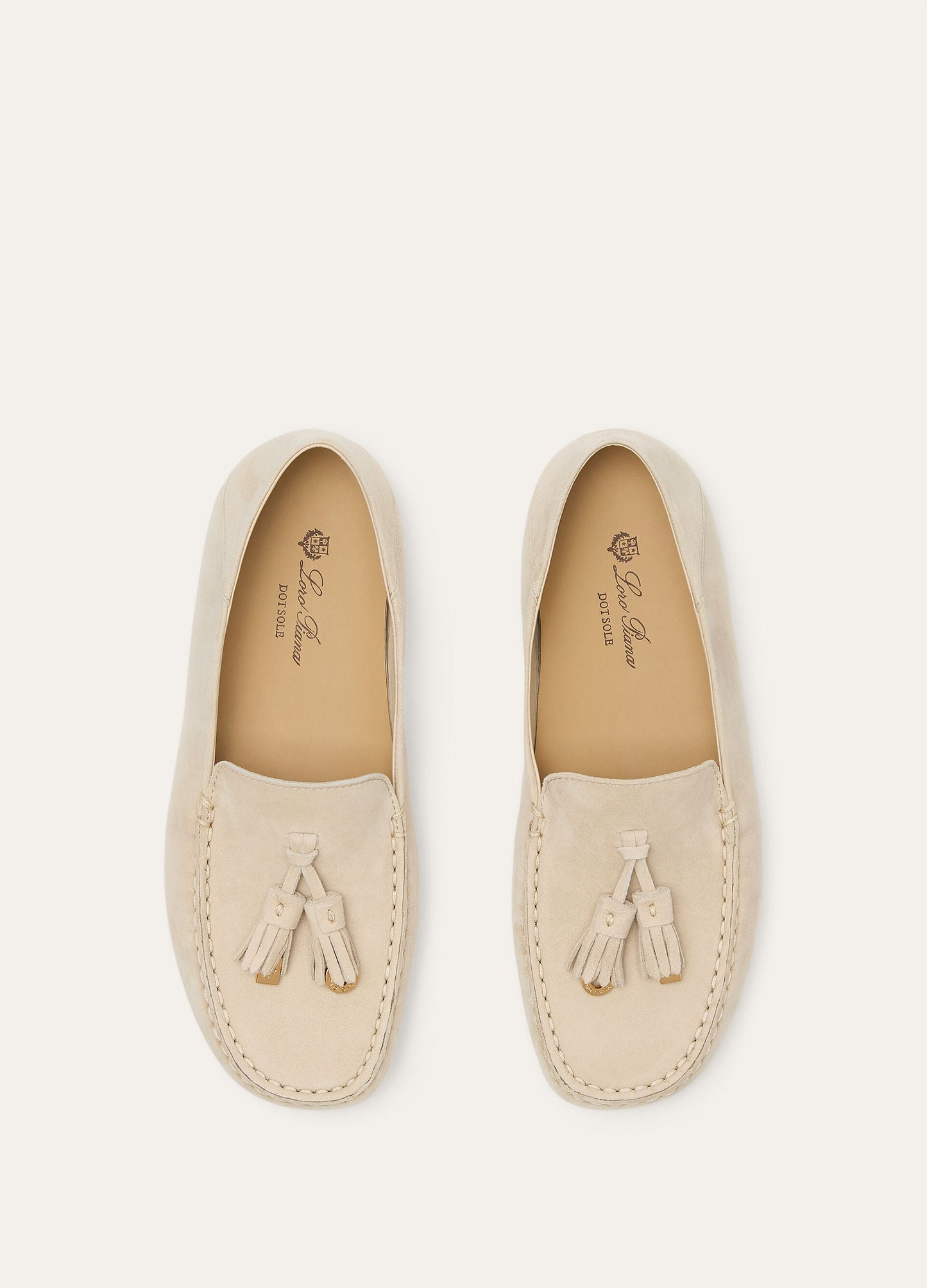 Mocassini Dot Sole Walk in Suède Cammello Chiaro Donna