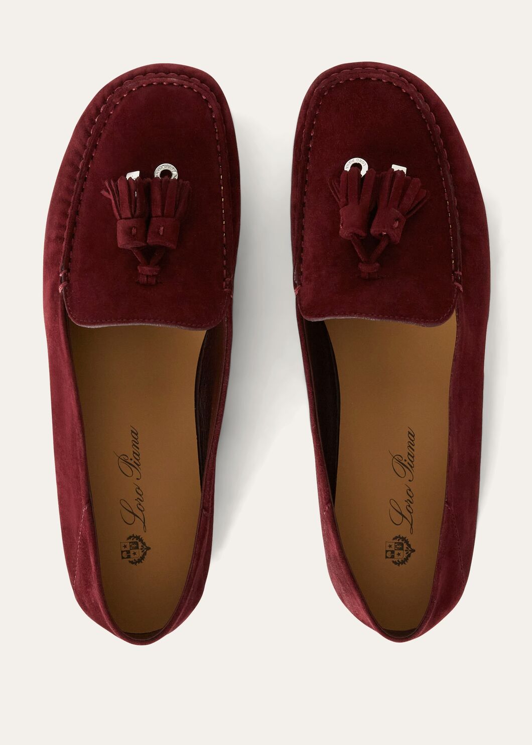 Mocassini Dot Sole Walk in Suède Bordeaux Donna