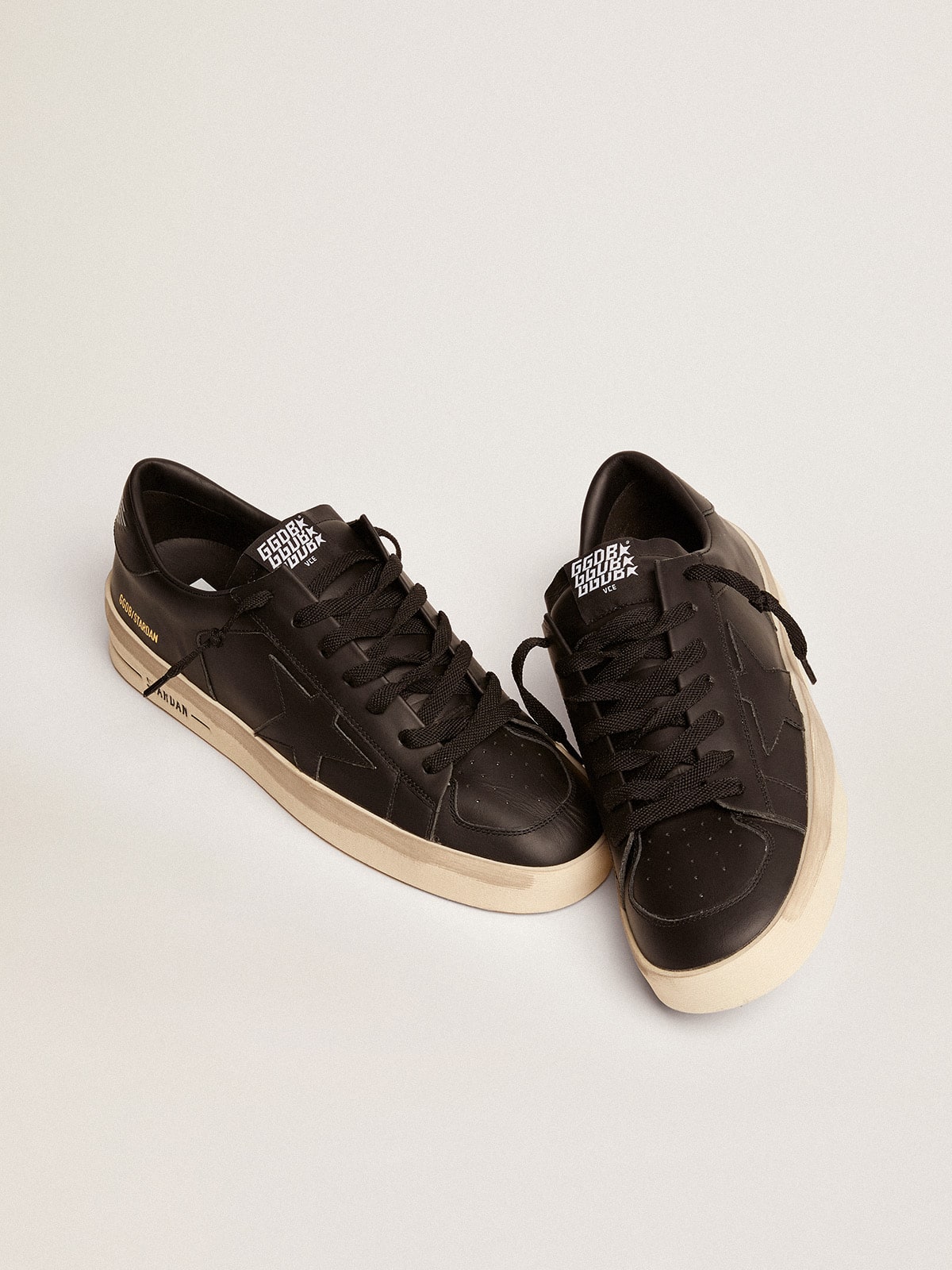 Stardan Uomo in pelle total black